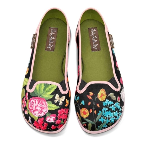 Hot Chocolate Design Chocolaticas floral ballet flats size EU 36 US 6 - Picture 1 of 10